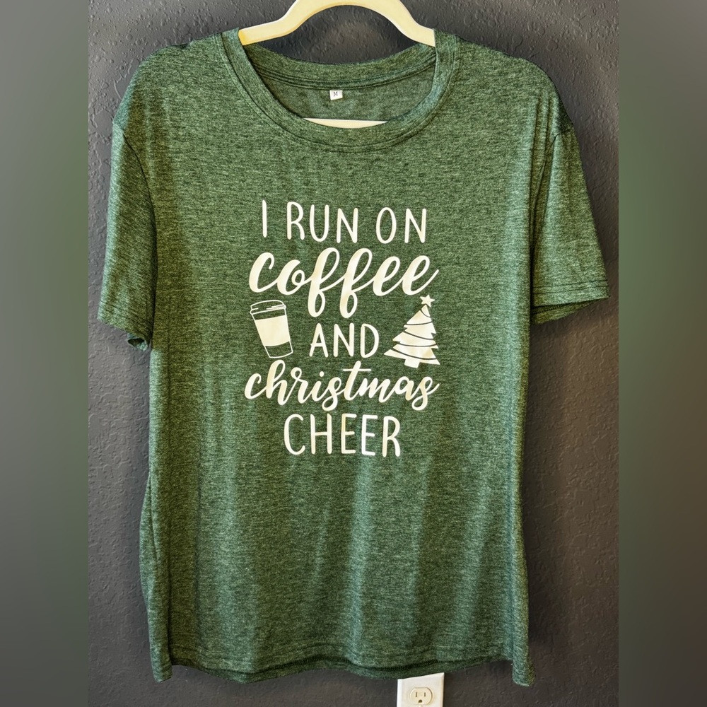 Women’s Christmas Coffee and Cheer T-Shirt